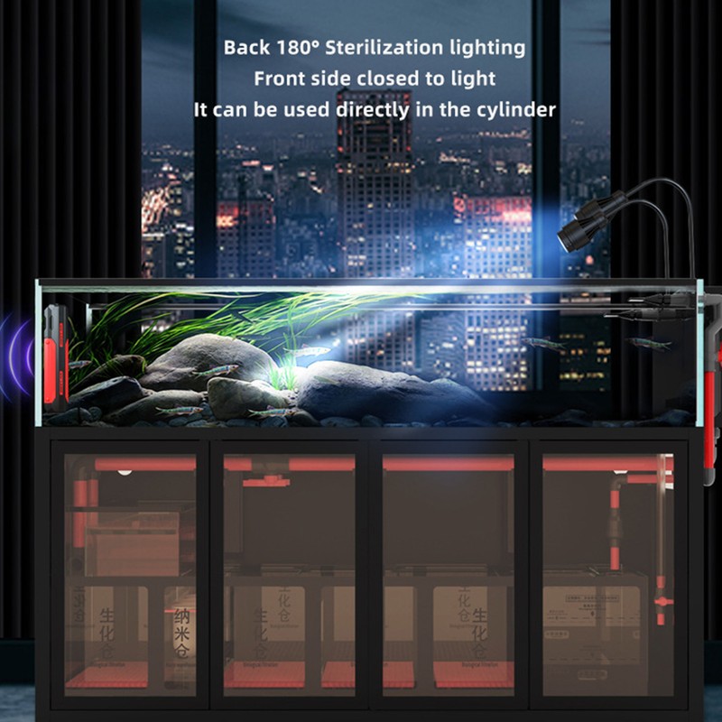 Aquarium Clean Light Back 180 Degree Lighting High Light Transmission