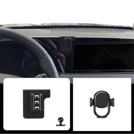 Kiopsom Car Phone Holder for Hyundai Palisade 2019 2020 2021 2022 2023 2024 2025 Auto Phone Mount Screen Cell Phone Automobile Cradles Hands-Free 360 Degree Rotation