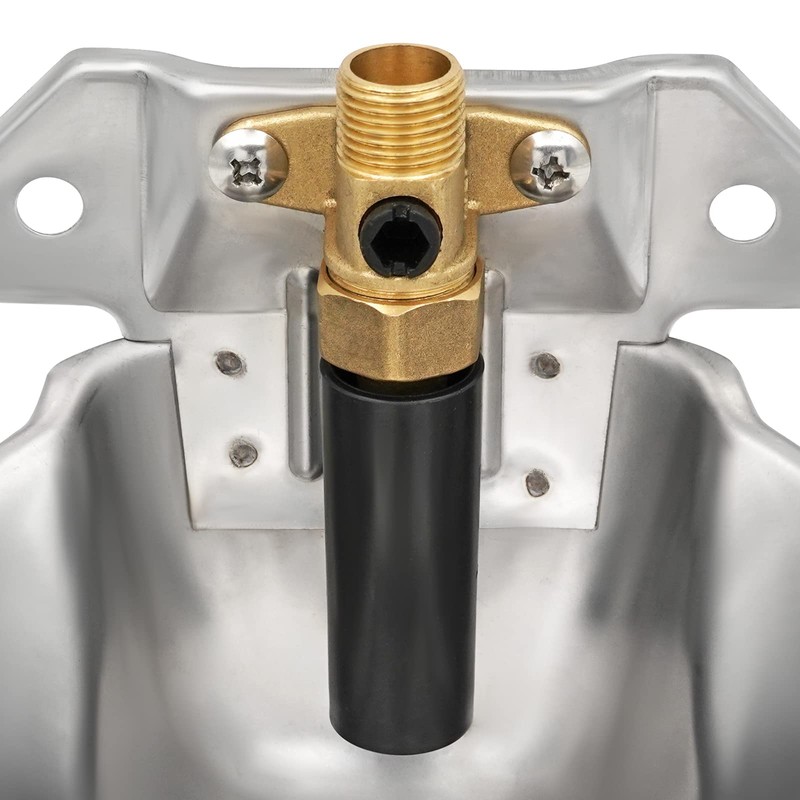 Stainless Steel Thicken Sheep Waterer Automatic Dispenser Goat Copper Valve