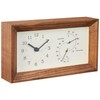 Lemnos Lemnos Wall Mounted Thermometer/Hygrometer, FRAME LC13-14 BW Frame, Brown,
