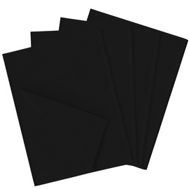 80 Sheets Black Tissue Paper 70 x 50 cm Wrapping Paper for Crafts DIY Birthday Christmas Wedding Baby Shower Gift Decoration