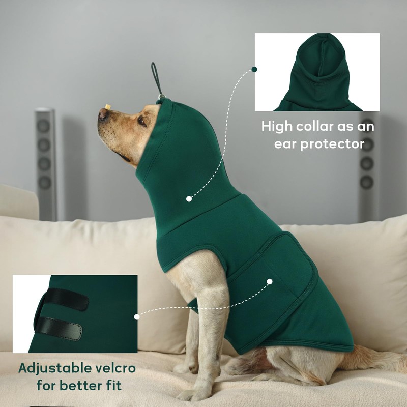 Hjumarayan Anxiety Coats for Dogs, Stretchy Calming Jacket for Dogs