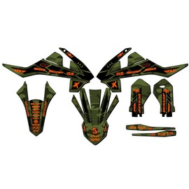 2019-2023 SX 65 Apache Green Senge Graphics Base Kit Compatible with KTM