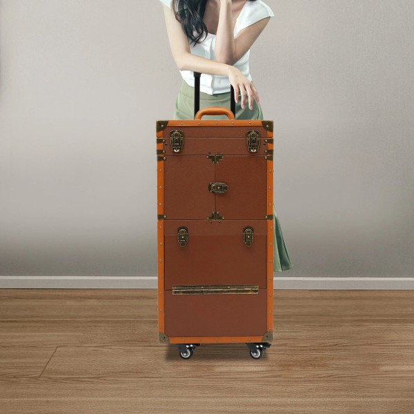 Unbranded Stylish Hairdressing Case with Organized Storage and Security Locks