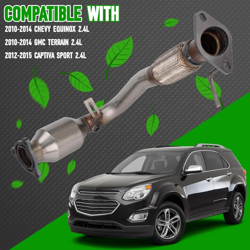 FOMIUZY Front Catalytic Converter Kit Direct-Fit Chevy Equinox GMC Terrain