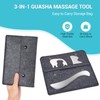 Gua Sha Facial Tool, 3 in 1 Stainless Steel Gua