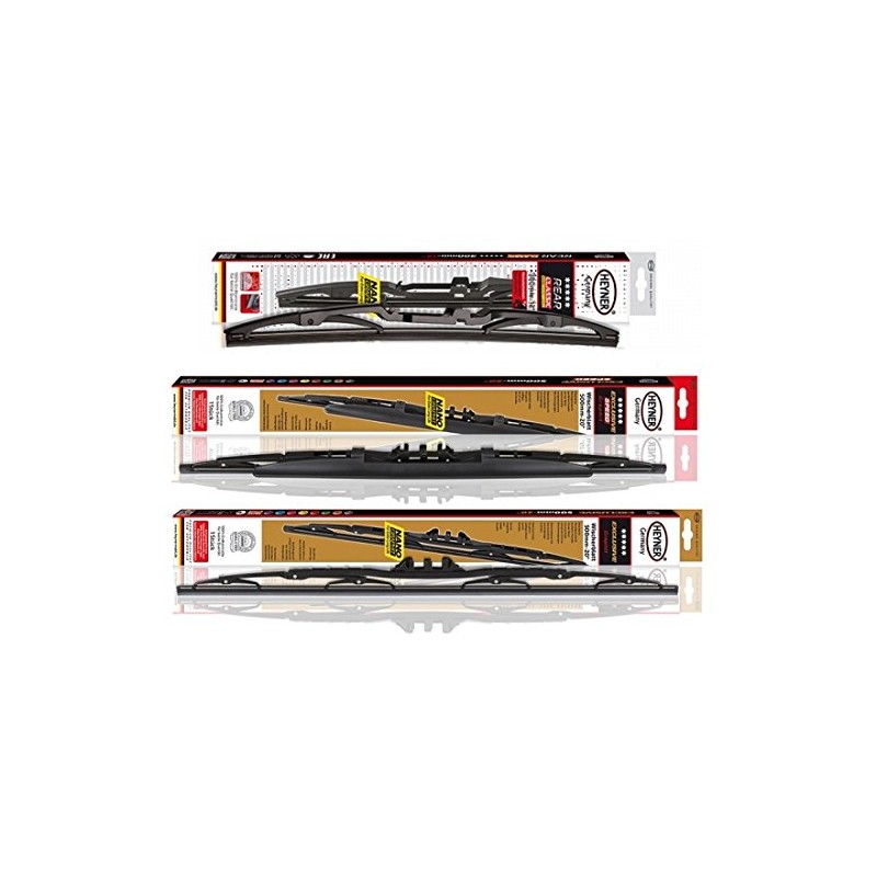 Heyner Germany Windscreen Wiper Blades Exclusive Spoiler Full Set Front
