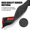 SUPAREE Door Sill Guards Kit fits JL, Black Rubber Door