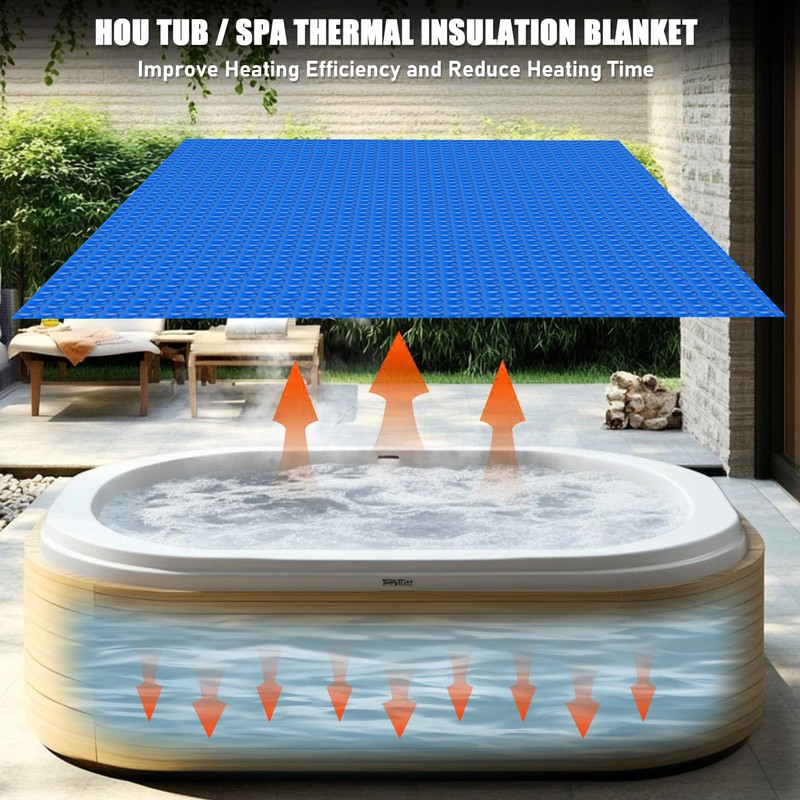 Kakolvan Solar Bubble Hot Tub Spa Cover for 5.4 x