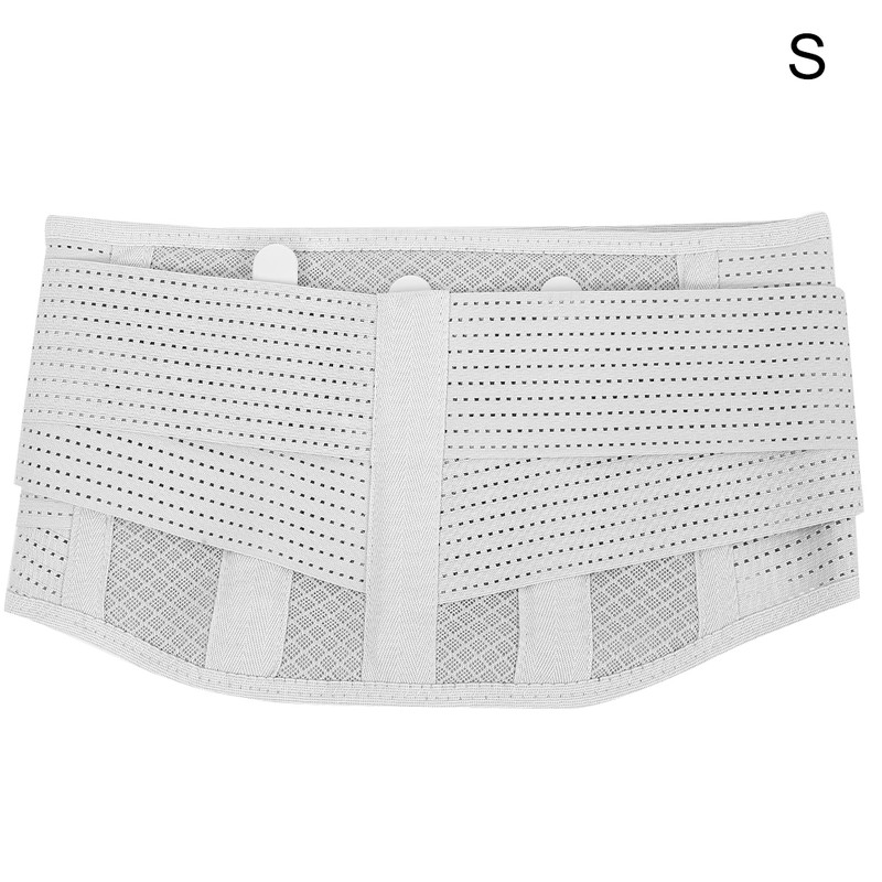 Magnetic Lumbar Support Belt Unisex Breathable Waist Lumbar Correction BraceGray