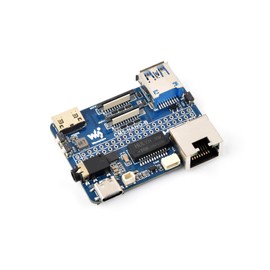 Waveshare Nano Base Board (B), Compatible with Raspberry Pi Compute Module 5, Same Size As The CM5, Base Board for Compute Module 5 Lite/eMMC