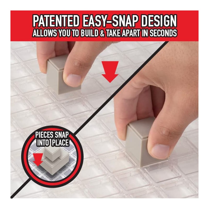 Monster Adventure Terrain- 141pc Paintable Cavern Set w Baseplate- Fully