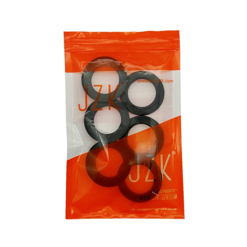 CCHAMP 6 x Lampshade Collar Ring Converter E14 Plastic Black,