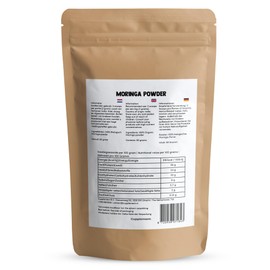 Cupplement - Moringa 60 g - Organic - Free Scoop - Highest Quality Powder - 2 Measuring Spoons per Day - Tropical Plant - 2 Scoops a Day - Superfood Powder - Take 2 Capsules per Day - 60 Capsules