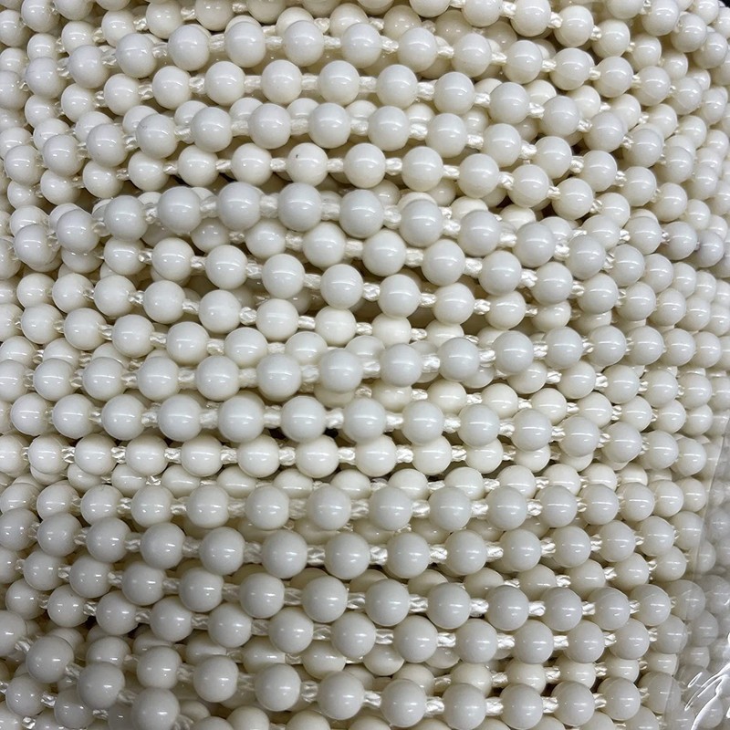 Plastic Ball Bead Chain Cord Roll - 1,000 Feet Spool
