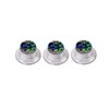 Alnicov Guitar Contral Knobs,Silver Electric Guitar Speed Knobs With Abalone