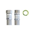 Eurotherm DN19 Reinforced Flexible 3/4-Inch Swivel Nut 3/4-Inch Outer Thread