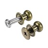 sourcing map 7mm Head Dia. Round Knobs Pull Handle, 24pcs