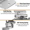 6 Pack 3 Pairs 3/8" Inset Kitchen Cabinet Door Hinges,