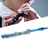 Piccolo Flute Cupronickel Blue +E Key French 6 Holes Piccolos