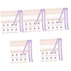 Beavorty 5sets Cotton Mesh Empty Sachet Bags Reusable Pouches for