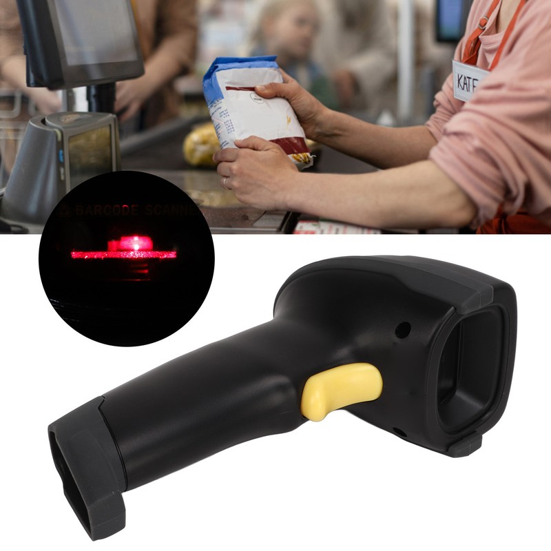 2D Barcode Scanner Bluetooth 2.4G Wireless Handheld Barcode Scanner with