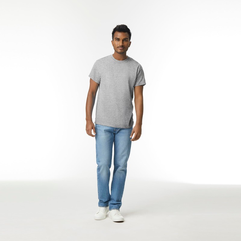 Gildan Adult Ultra Cotton T-Shirt, Style G2000, Multipack, Sport Grey