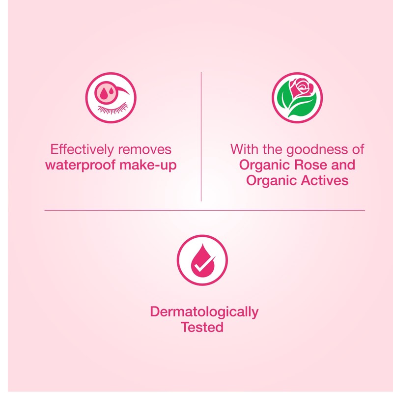 Himalaya Rose Radiance Micellar Foaming Face Wash, Removes Waterproof Make-up,