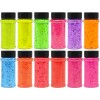 Bulk 24 Pcs 2oz Jar Chunky Glitter Set Eco Friendly