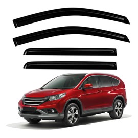 Dimflux Window Visors Rain Guards Compatible with 2012-2015 Honda CR-V 2013 2014 Auto Deflectors Vent Shades Wind Deflector Rainguards
