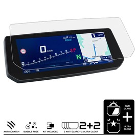 Speedo Angels Dashboard Screen Protector compatible with K1600 (All Models) (2022-) 2 x Ultra Clear & 2 x Anti Glare