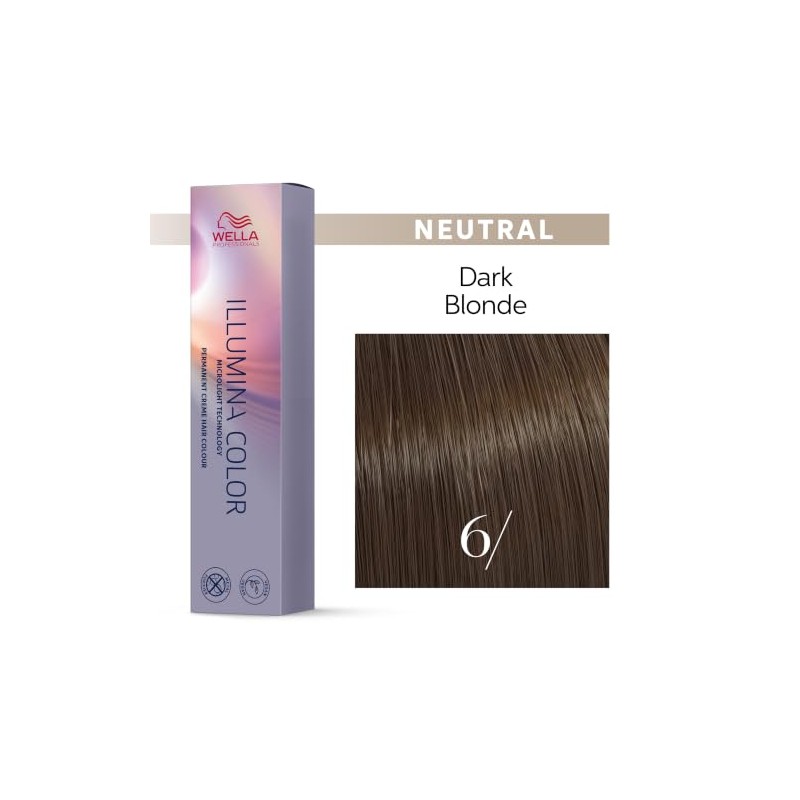 Wella Professionals Illumina Color Tinte para Cabello Permanente Rubio Cubre