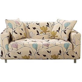 HOOBUY Printed Sofa Cover Stretch Couch Covers Patterned Sofas Seater Slipcovers for 3 Cushion Couch Set MNK (3 Seater/Large 2 Seater)