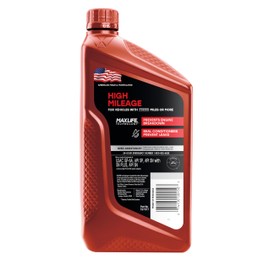 Valvoline Valvoline High Mileage with MaxLife Technology 10W-40 Synthetic Blend Motor Oil 1 Quart