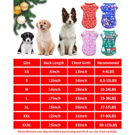 PET SHOW 4 Pack Christmas Dog Shirts for Small Doggies Tank Top Tee Red Green Xmas Santa Gnome T-Shirts Pets Holiday Party Sleeveless Vest Cats Kittens Puppy Clothes Boys Girls(Small)