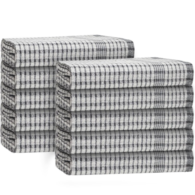 Casabella Wonderdry Tea Towels - 100% Cotton Kitchen Towels 50x70
