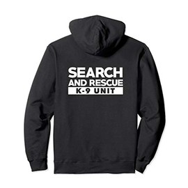 K9 Thin Orange Line Search & Rescue SAR K-9 Team Hoodie