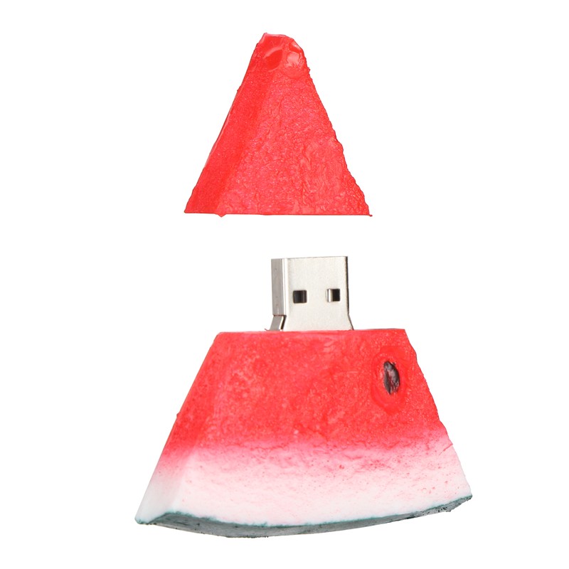 USB Flash Drive Cute Cartoon Watermelon Shape Memory Stick Gift