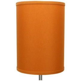 FenchelShades.com 8" Top Diameter x 8" Bottom Diameter 11" Height Cylinder Drum Lampshade USA Made (Linen Cedar)