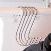 S-Hooks for Hanging, Pack of 8, in Silver, Metal Hooks