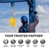 Retractable Safety Lanyard | 98Ft Retractable Tether,Construction Roofing Gear, 330Lbs