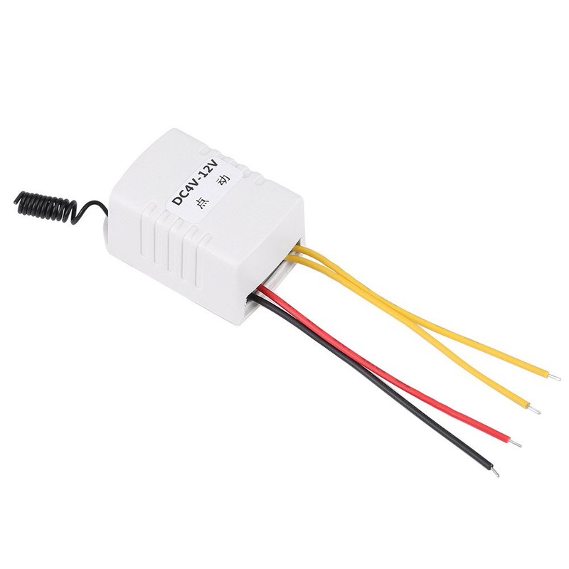 Relay Switch Kit, DC 4V 5V 6V7.4V 9V 12V Wireless