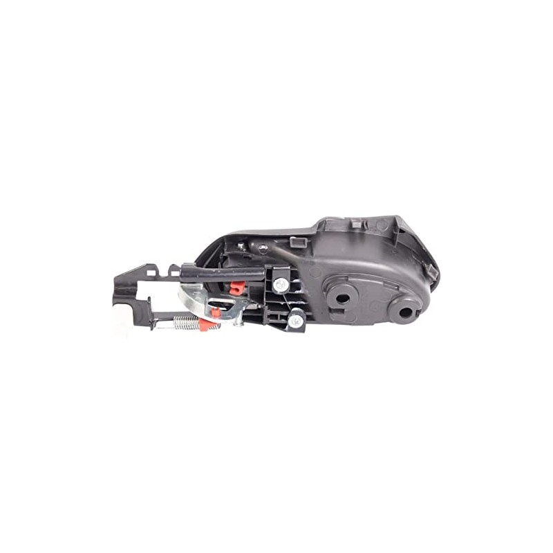 TRQ Left Interior Door Handle Gray Housing with Silver Lever