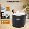 Large Ice Bath Tub, Portable Ice Baths Cold Plunge Tub