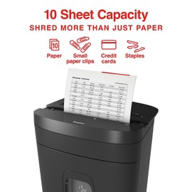 Staples 10-Sheet Micro-Cut Multi-Media Shredder (ST62150)