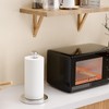VEHHE Paper Towel Holder Countertop, Single Hand Operable Paper Towel