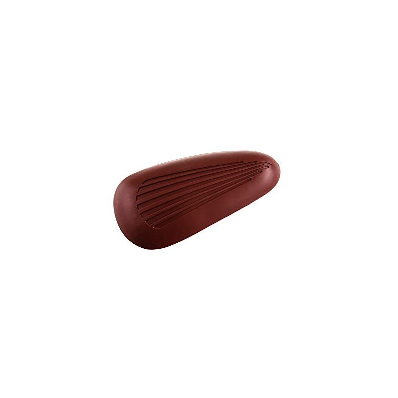 Red Fez Knee Cushion, Rubber with 6 Ribs (Set (1xlinks/1xrechts)