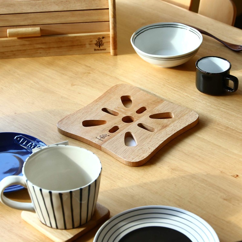 Fuji Boeki Trivet, Length 6.7 x Width 6.7 x Thickness