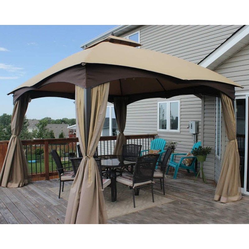 ABCCANOPY Gazebo Replacement Canopy Top for Lowe's Allen Roth #GF-12S004B-1,