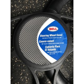BELL- Carbon Fiber Car Steering Wheel Cover Interiors 15'' ****2 COVERS****